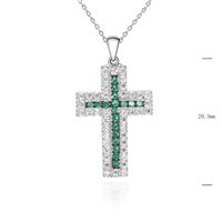 Collana Evideence Donna in Argento Smeraldo EVCL05003200